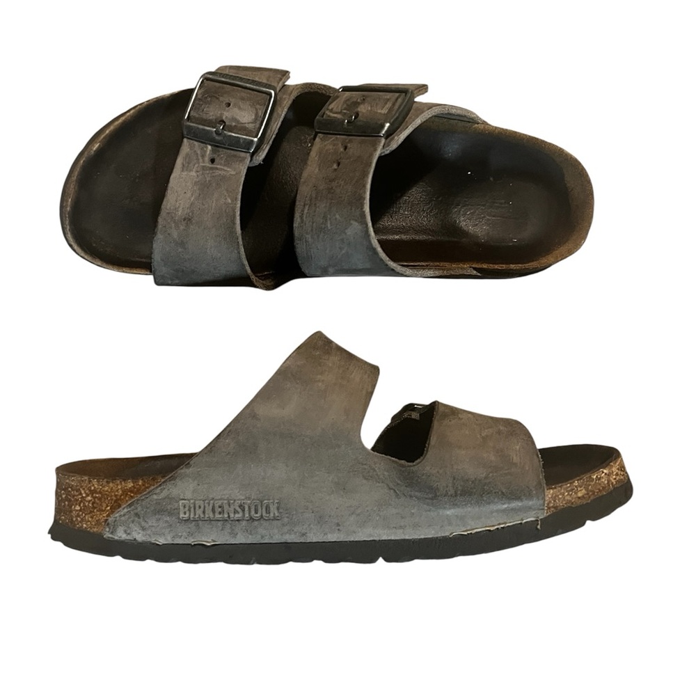Birkenstock Arizona Soft Footbed Sandals - Gray